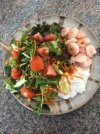 Prawn and cottage cheese salad.JPG