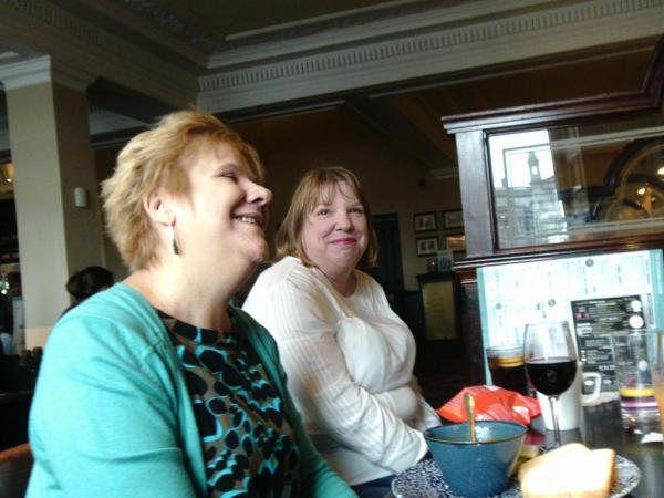 TinTin and TC at the pub